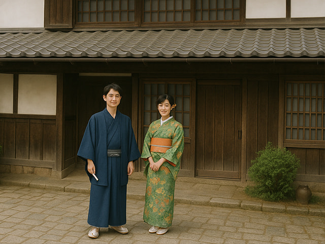 和装体験、民家宿泊体験