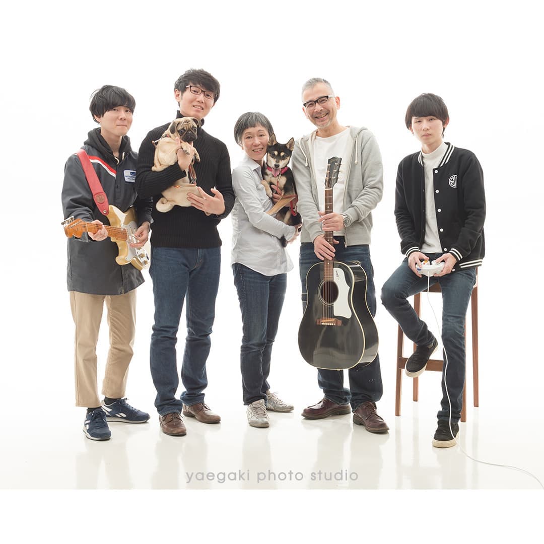 家族写真サンプル